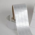 Etiquettes adhesives vierges rouleaux